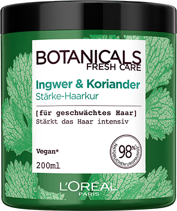 Botanicals Fresh Care Ingwer Koriander Staerke Haarkur Packshot